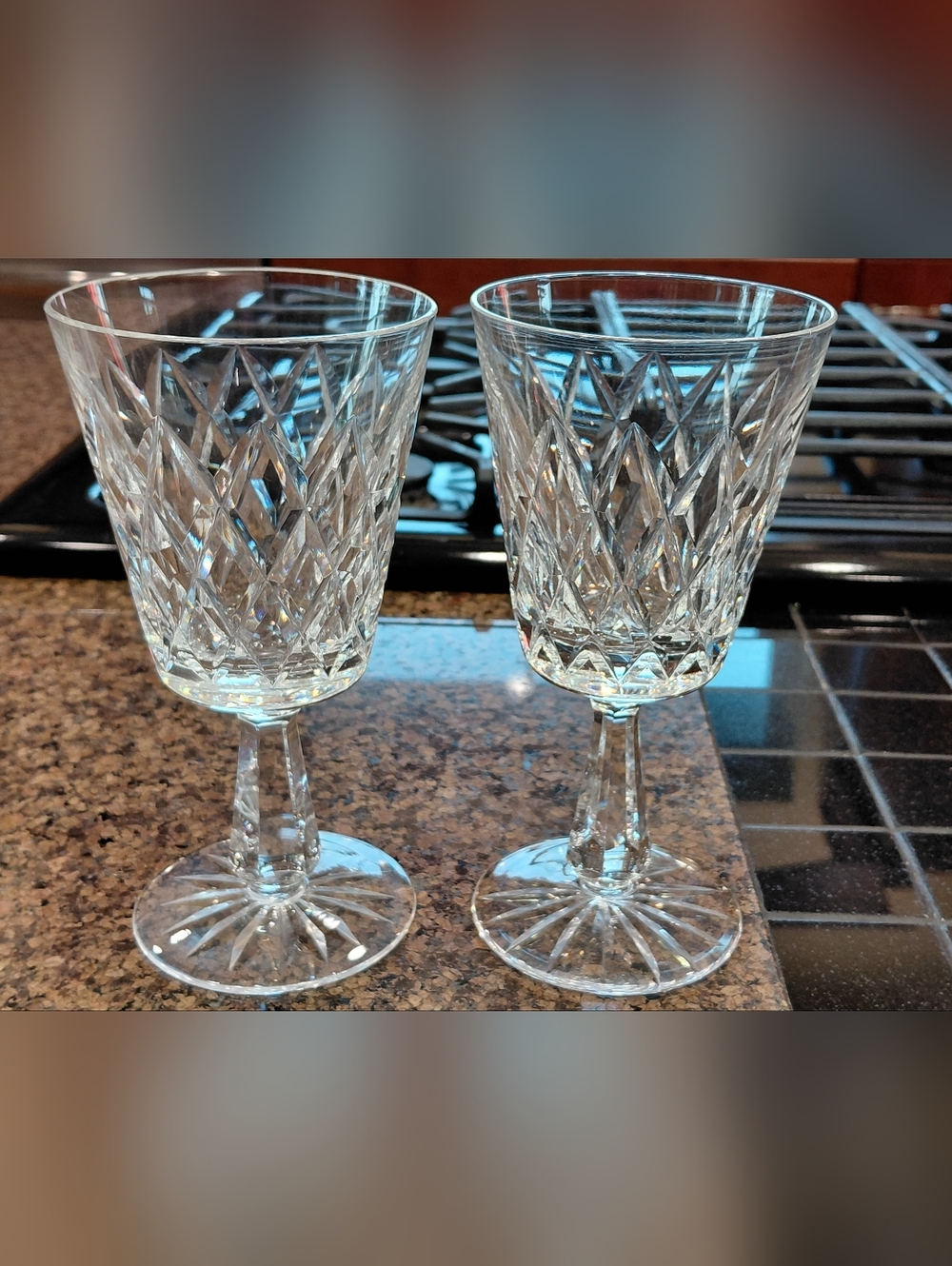 Waterford Crystal Lismire 10oz  Goblet  Elegant Glassware